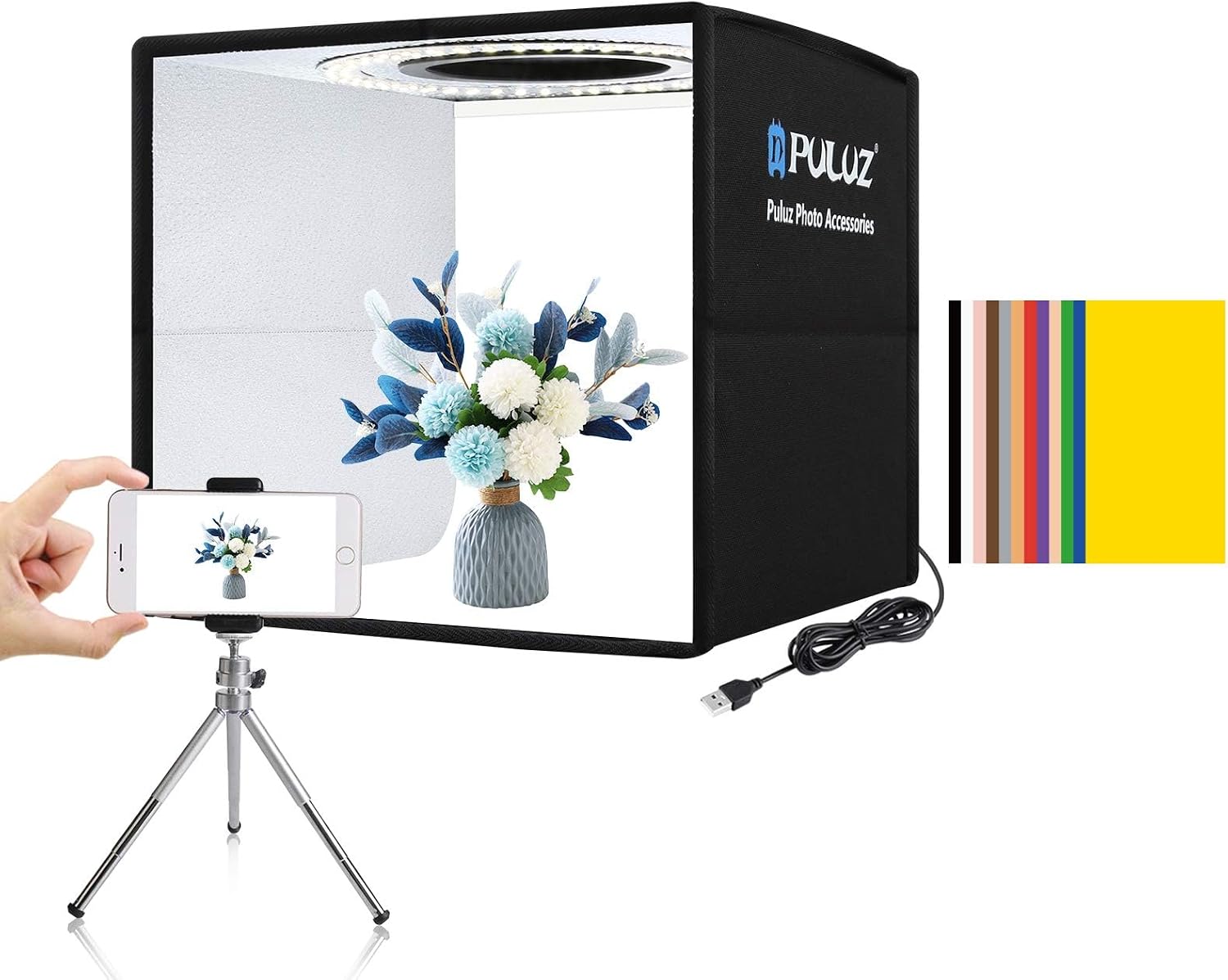 Photography Led Lighting Kit - Panel de Luz LED RGB con