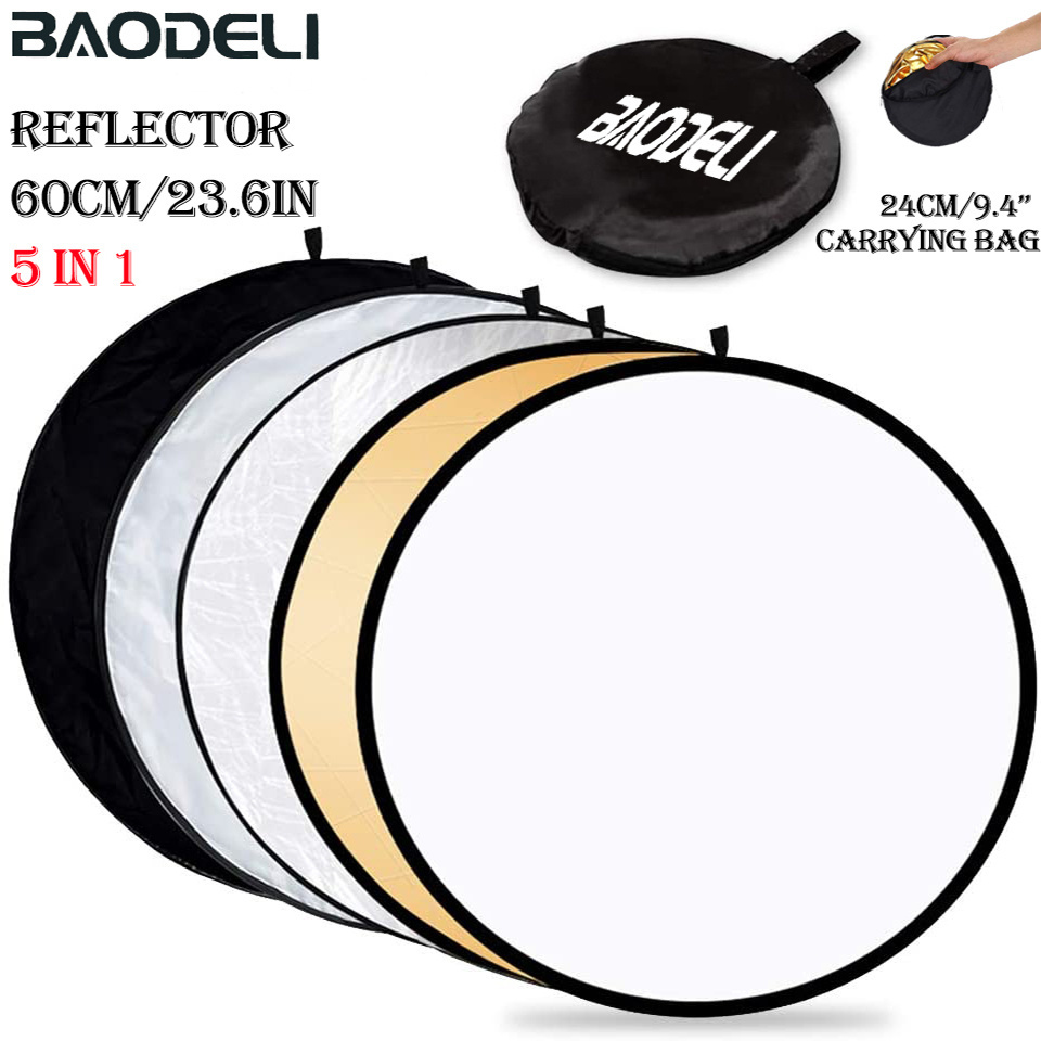 Photography Lighting Reflector - Difusor de luz portátil plegable para