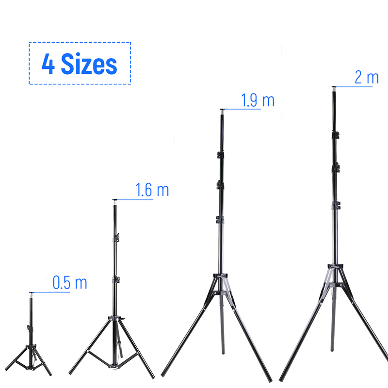 Photography Lighting Setup - Trípode de fotografía de 200cm, 160cm,