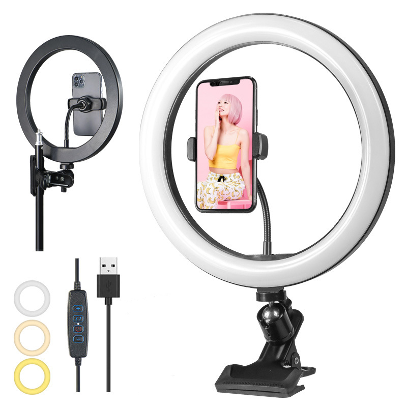 Photography Lighting Mount - Anillo de luz Led regulable, lámpara