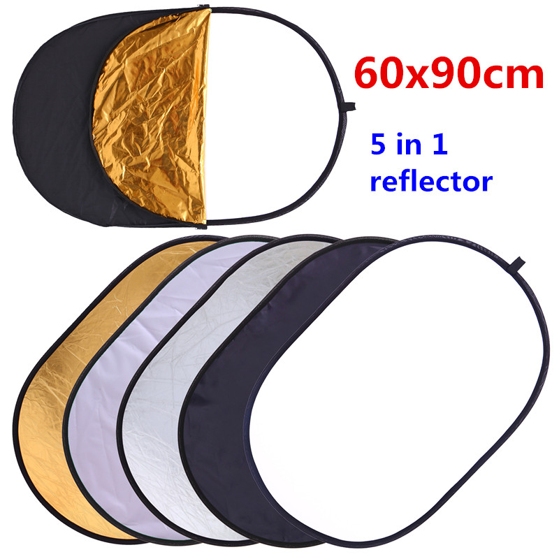 Photography Lighting Reflector - RYH-Reflector de luz plegable ovalado, disco
