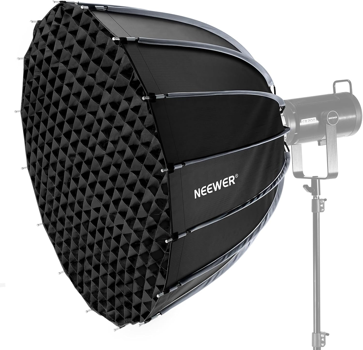 Photography Lighting Mount - Softbox Parabólico con Montura Bowens, Kit