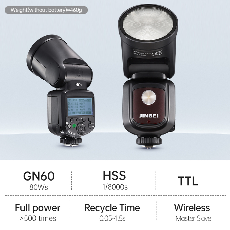 JINBEI HD-1 Flash de Cabeza Re - Photography Lighting reseña y precio