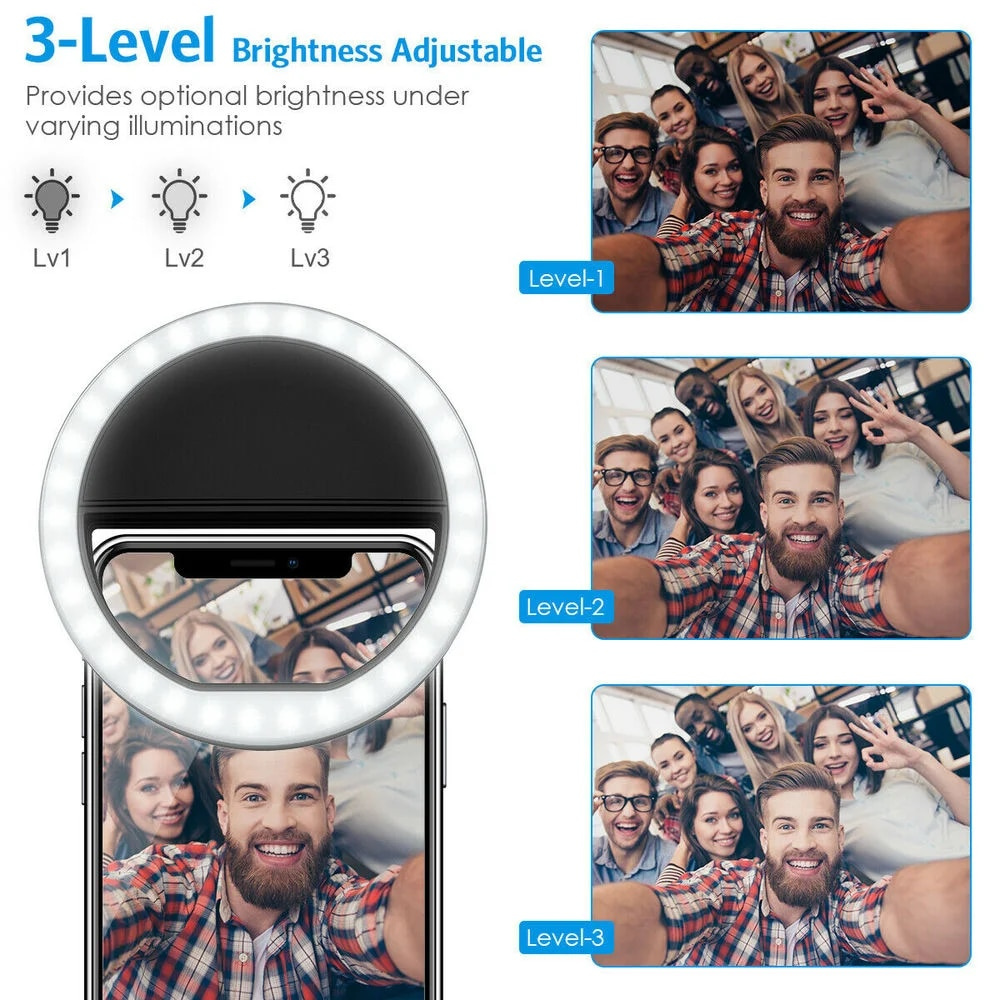 Luz LED de relleno para selfie - Photography Lighting Indoor reseña y precio