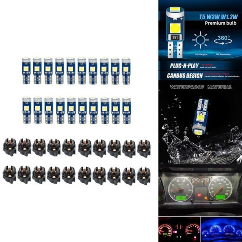10 Bombillas LED T5 Canbus W3W - Interior Photography Lighting reseña y precio