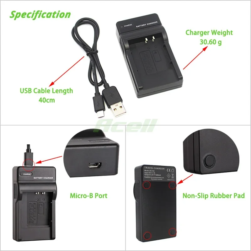 EN-EL10 MH-63 Cargador USB par - Nikon Camera D3500 reseña y precio