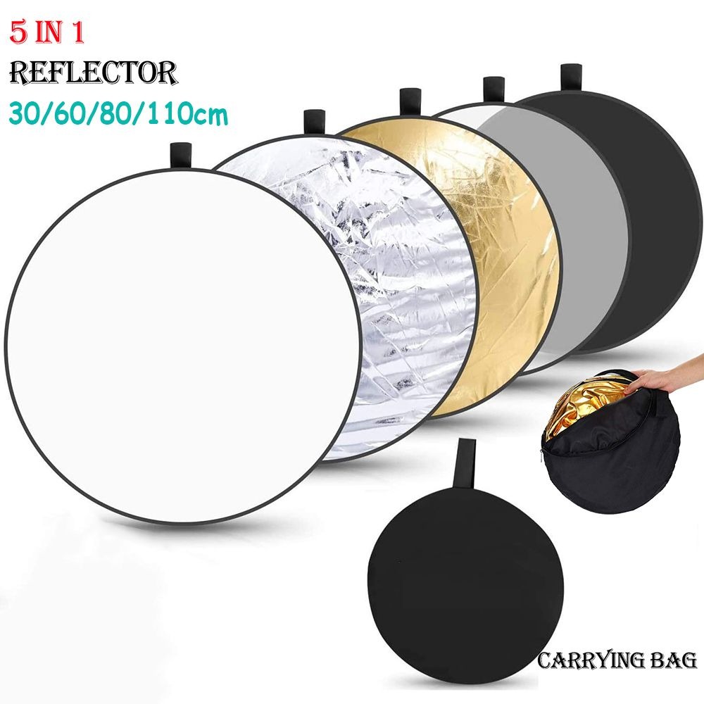 Reflector de luz redonda plega - Photography Lighting Reflector reseña y precio