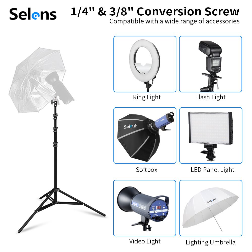Selens Soporte de Luz con Amor - Photography Lighting Mount reseña y precio
