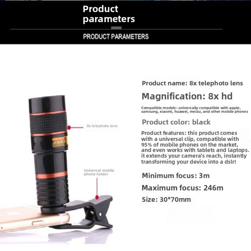 Lente Teleobjetivo Universal p - Lighting Effect In Photography reseña y precio