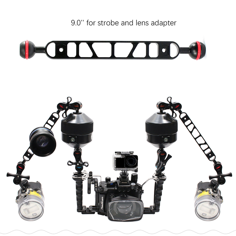 Adaptador de bola de aluminio  - Photography Lighting Setup reseña y precio