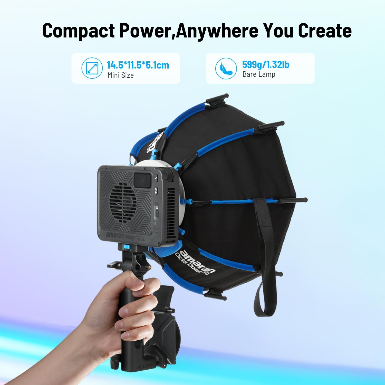 Luz de Video LED RGB de 120W,  - Photography Lighting Mount reseña y precio