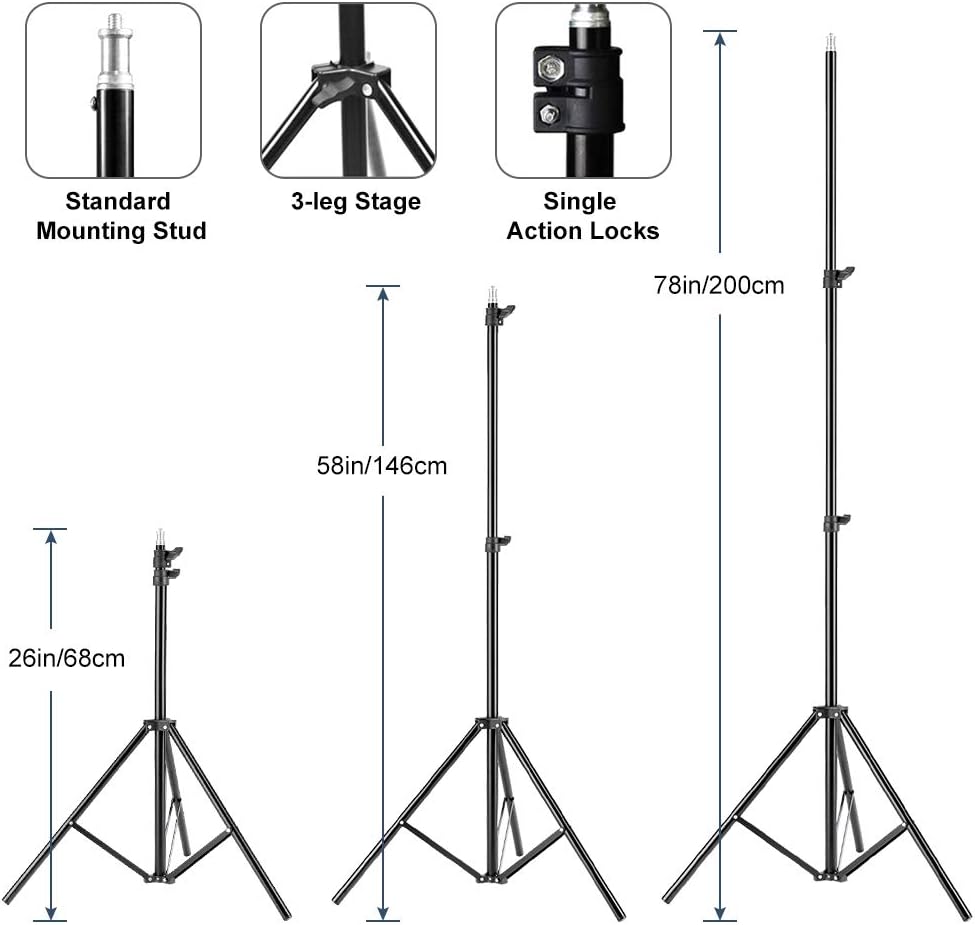 Kit de iluminación con caja de - Photography Lighting Setup reseña y precio