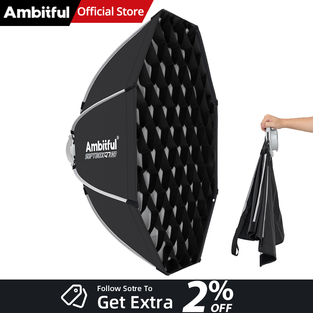 AMBITFUL Q7II 55/65/90cm Softb - Photography Lighting Setup reseña y precio
