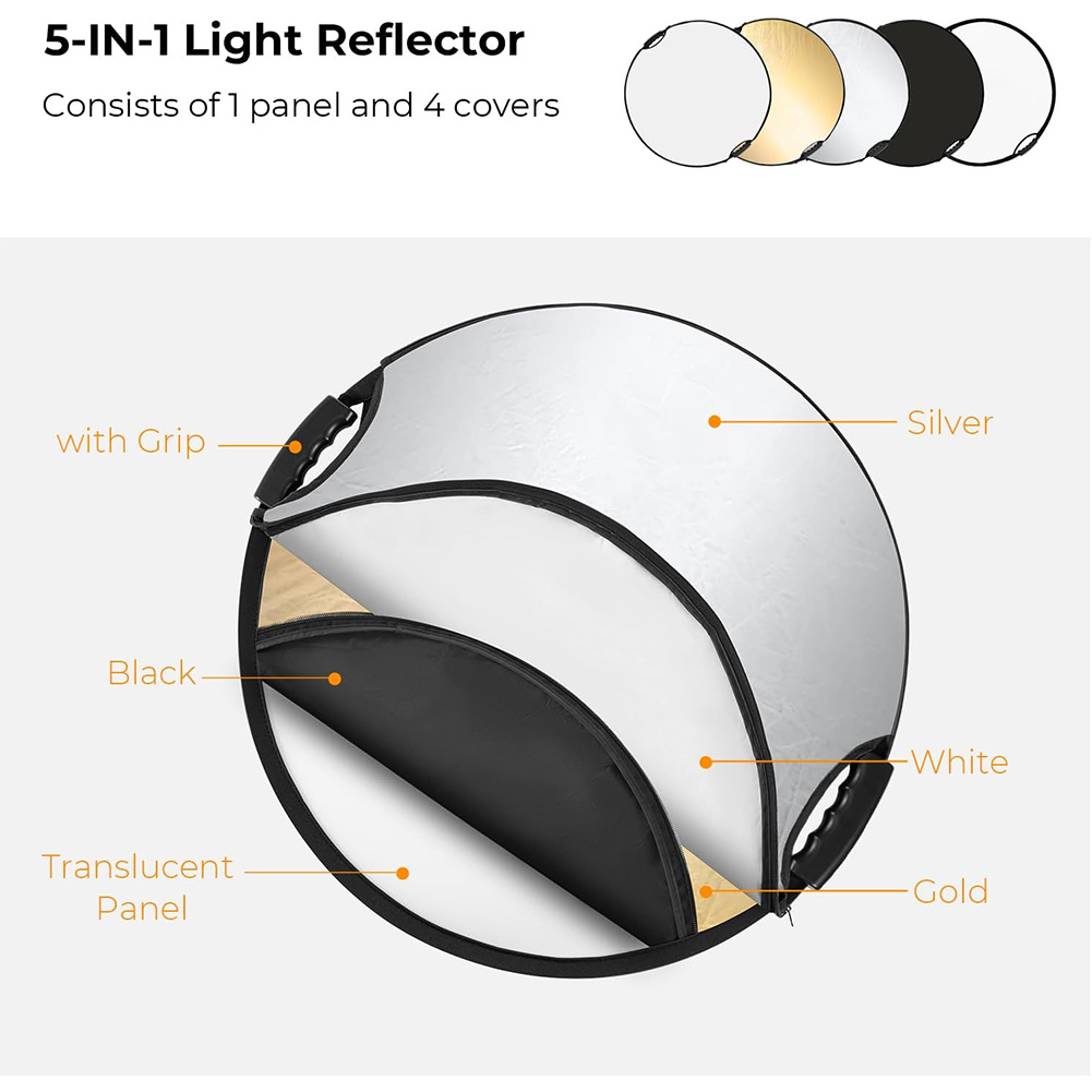 Reflector de Fotografía Plegab - Photography Lighting Reflector reseña y precio