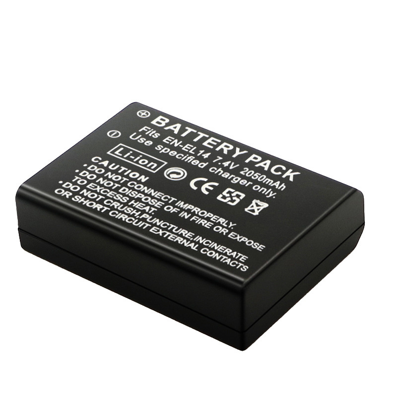 2050mah EN-EL14a EL14 batería  - Nikon Camera D3500 reseña y precio