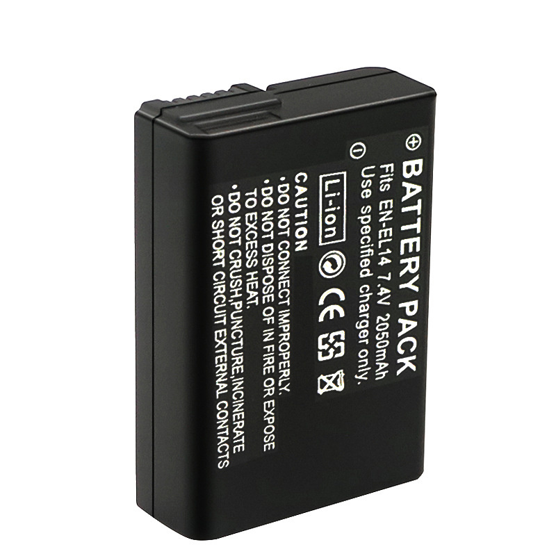 2050mah EN-EL14a EL14 batería  - Nikon Camera D3500 reseña y precio