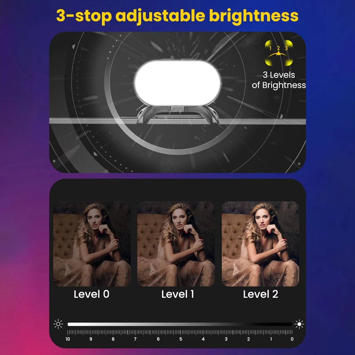 Luz de relleno magnética RGB p - Lighting Effect In Photography reseña y precio