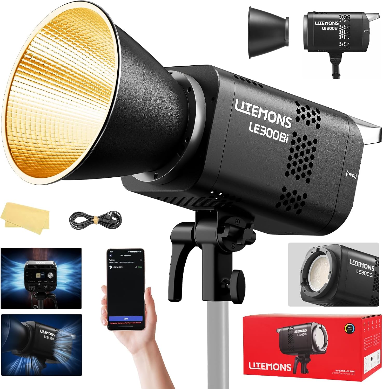 Kit de Iluminación LED RGB par - Photography Led Lighting Kit reseña y precio