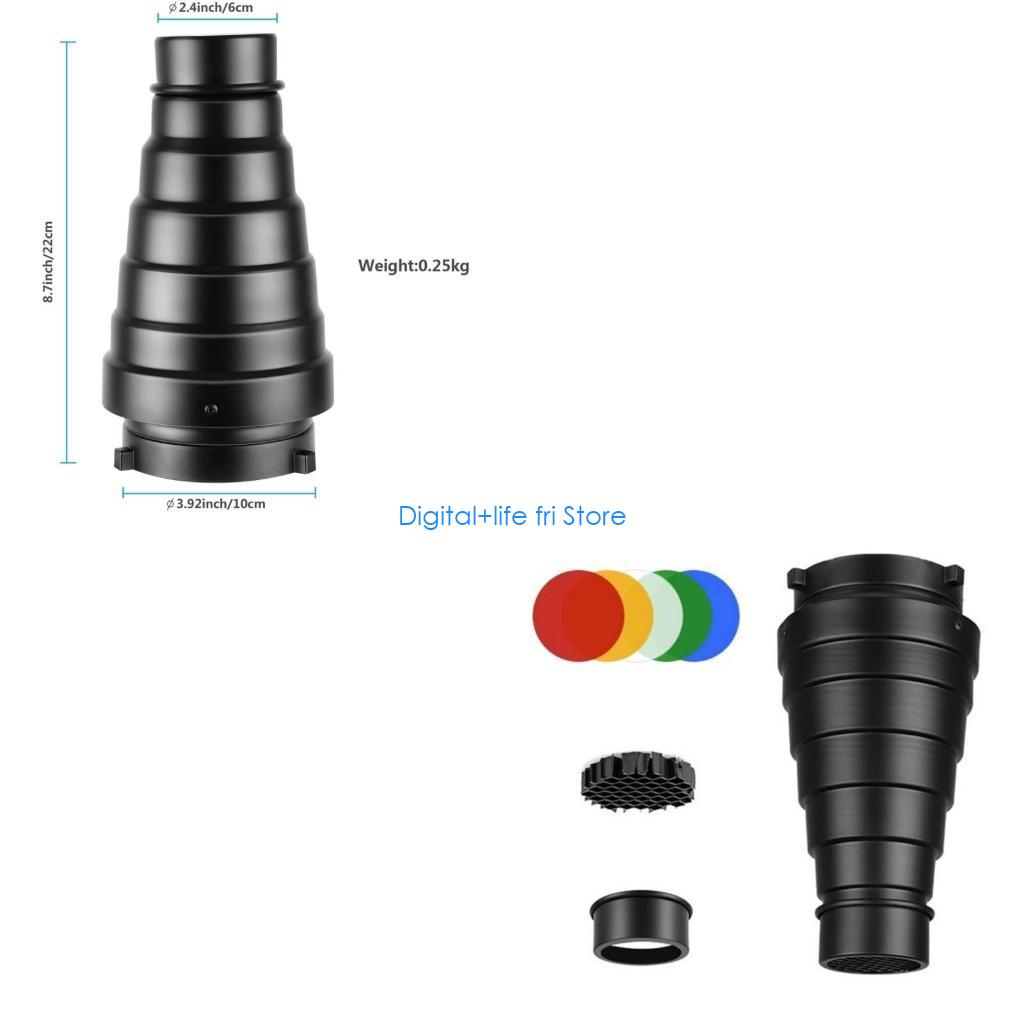 Snoot Metal para fotografía E0 - Photography Lighting Modifiers reseña y precio