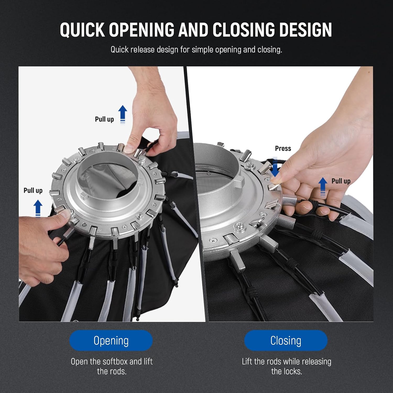 Softbox Parabólico con Montura - Photography Lighting Mount reseña y precio
