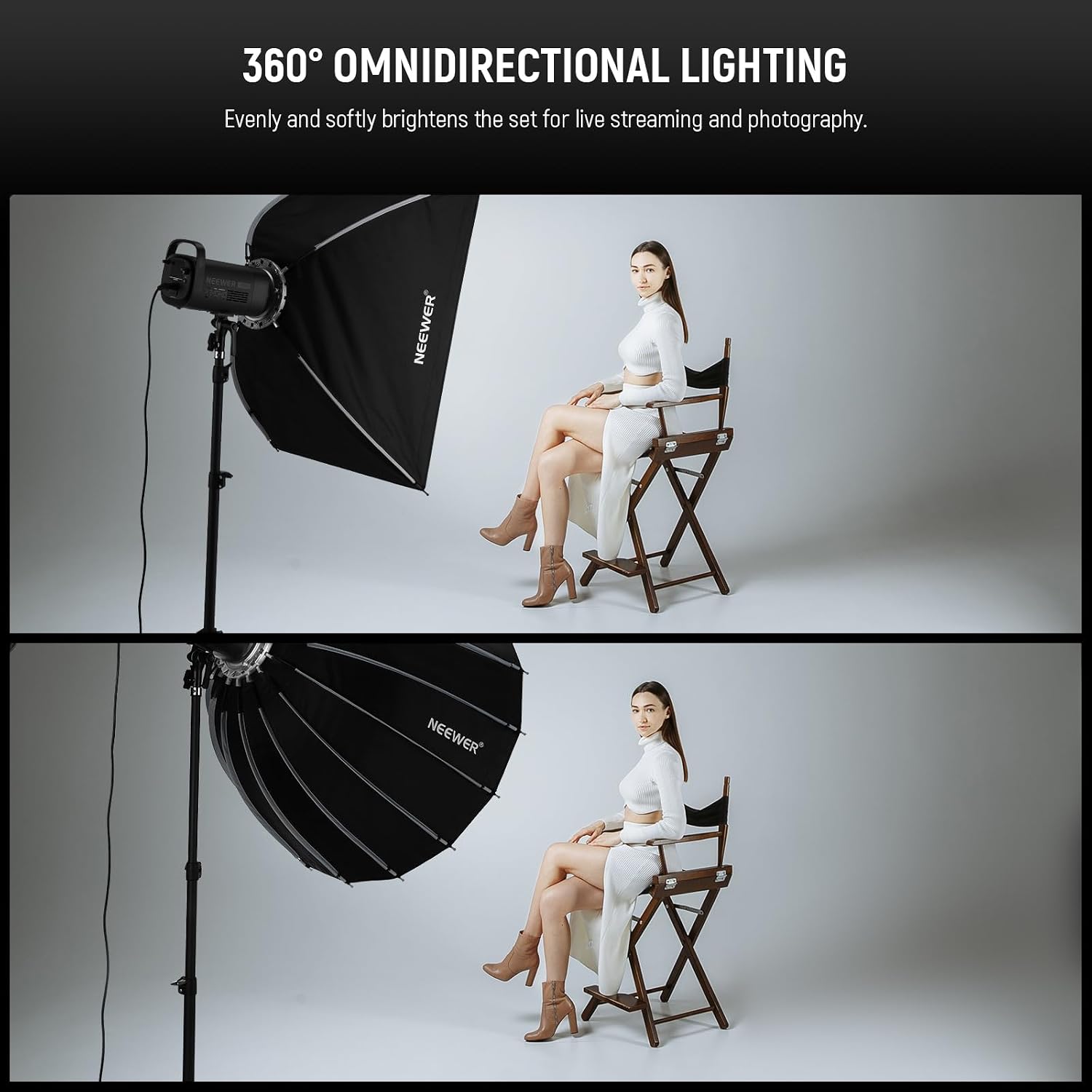 Softbox Parabólico con Montura - Photography Lighting Mount reseña y precio