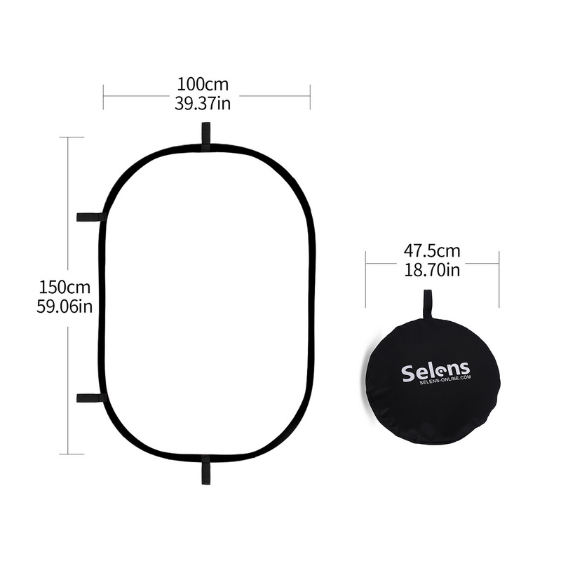 Reflector ovalado plegable de  - Photography Lighting Reflector reseña y precio