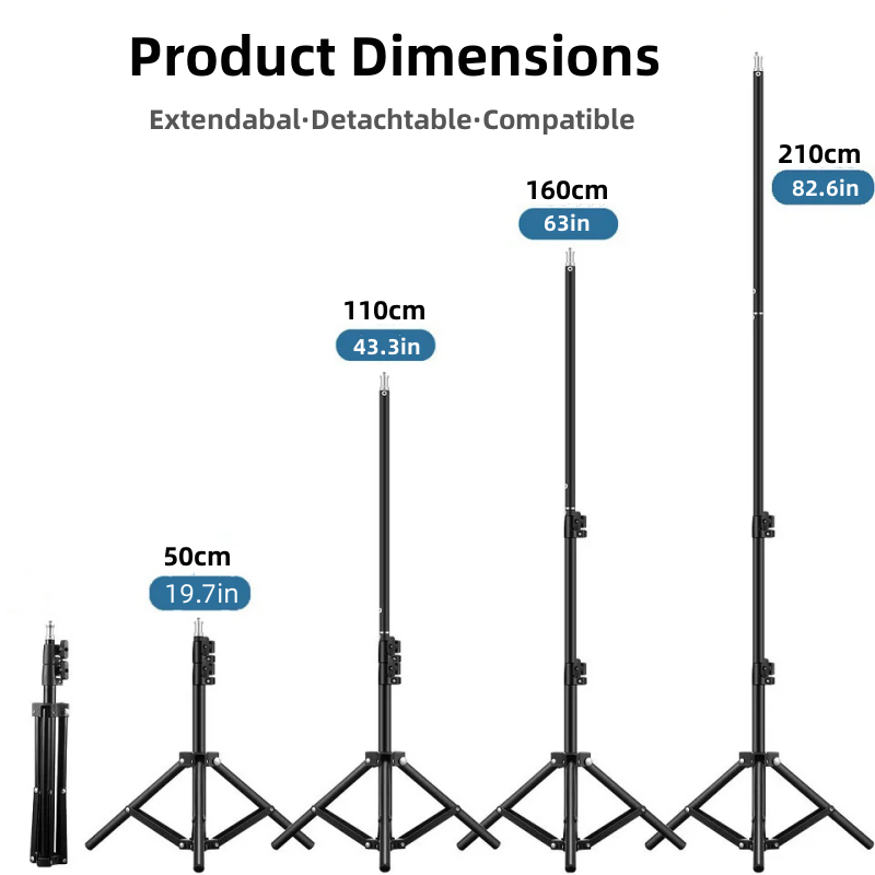 Soporte de luz de aleación de  - Photography Lighting Setup reseña y precio