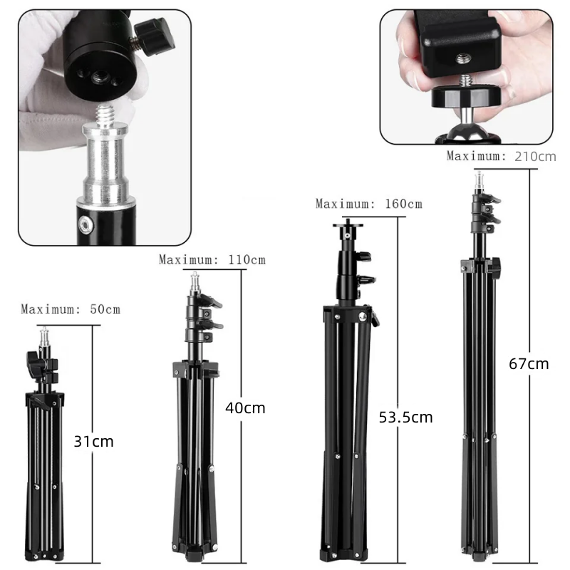 Soporte de luz de aleación de  - Photography Lighting Setup reseña y precio