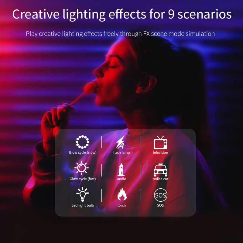 Mini luz de vídeo RGB portátil - Photography Lighting Mount reseña y precio